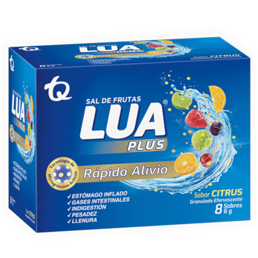 [018760] Sal De Frutas Lua Plus Citrus 8 Sobres