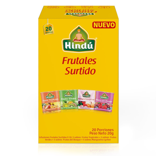[056305] Infusiones  Frutales Hindú  Surtido 20 Unidades 20Gr