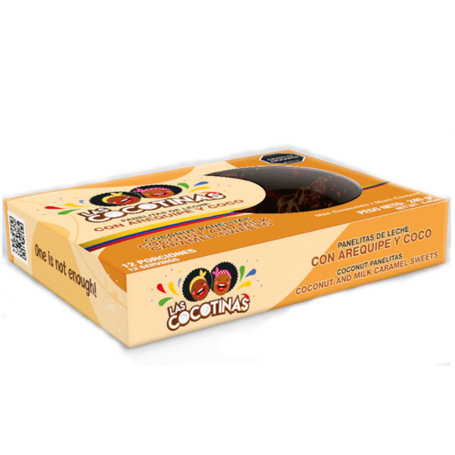 [056325] Panelitas Arequipe Y Coco Las Cocotinas 12 Unidades 240Gr