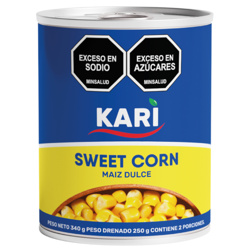 [056357] Maiz Tierno Karí Lata 340Gr