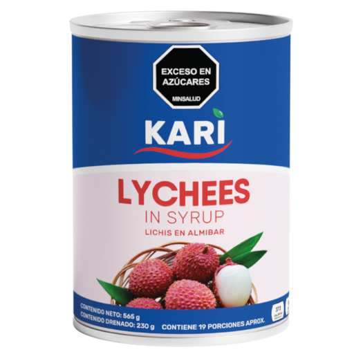 [056358] Lychees En Almibar Karí Lata 565Gr