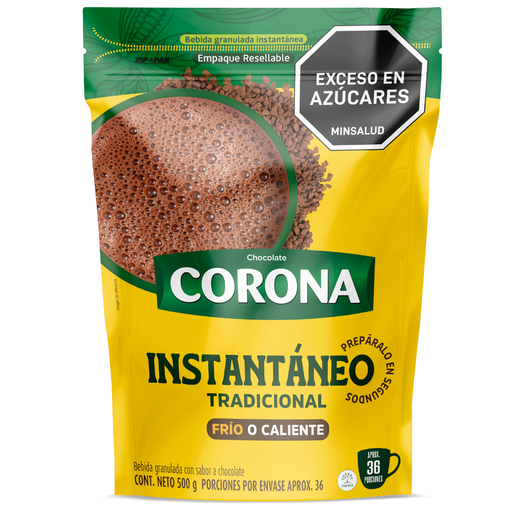 [056343] Chocolate Corona Instantáneo Tradicional 500Gr