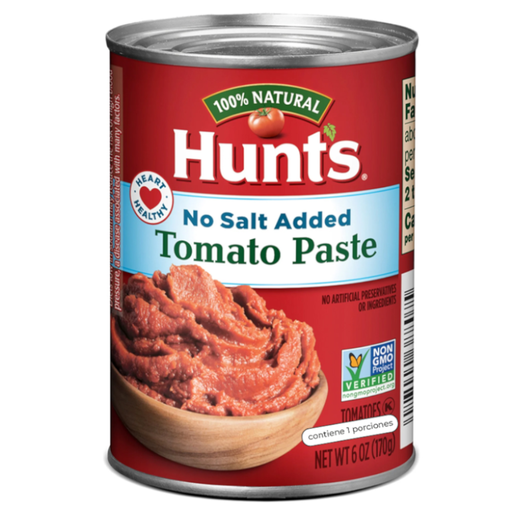 [056376] Pasta Tomate Hunts Sin Sal Lata 170Gr