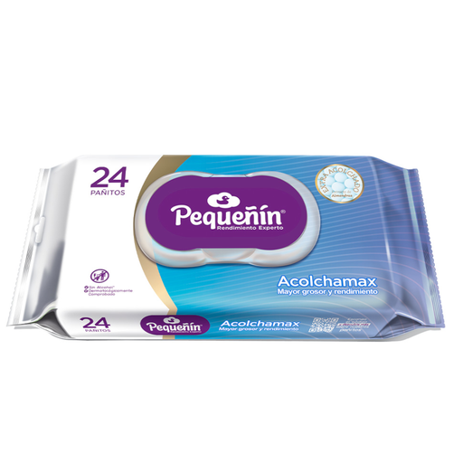 [056383] Pañitos Humedos Pequeñin Acolchamax 24 Unidades