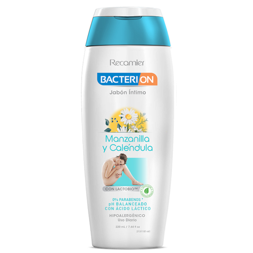 [056427] Jabón Íntimo Bacterión Manzanilla Y Caléndula 220Ml