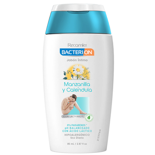 [056429] Jabón Íntimo Bacterión Manzanilla Y Caléndula 85Ml