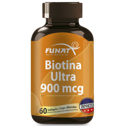 [056434] Biotina Ultra Funat 900Mcg 60 Capsulas
