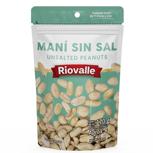 [056462] Maní Sin Sal Riovalle 170Gr