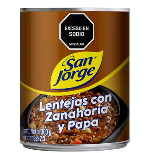 [056467] Lentejas Con Papa y Zanahoria San Jorge Lata 300Gr