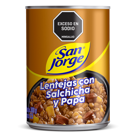 [056467] Lentejas Con Papa y Zanahoria San Jorge Lata 300Gr