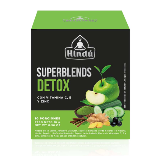 [056485] Té Hindú Superblends Detox 10 Unidades 16Gr