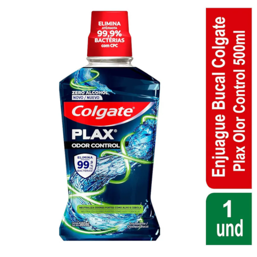 [056505] Enjuague Bucal Colgate Plax Odor Control 500Ml