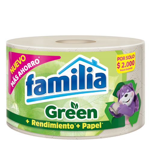 [056519] Papel Higiénico Familia Green 1 Unidad