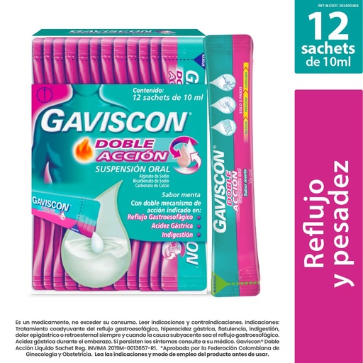 [056521] Gaviscon Doble Acción 10Ml 12 Unidades
