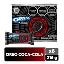 Galleta Oreo Coca Cola  6 Unidades 216Gr Edición Limitada