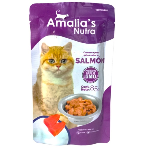 [056575] Snack Gatos Amalia's Nutra Salmon 100Gr