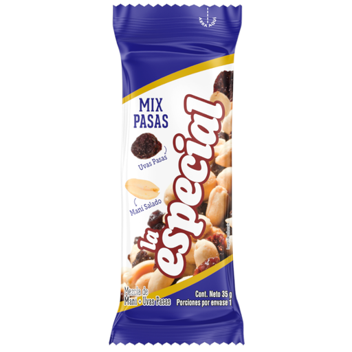 [056608] Maní La Especial Mix Pasas 35Gr