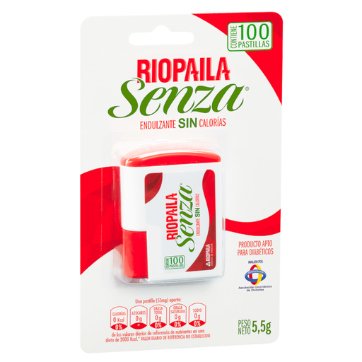 [056612] Endulzante Riopaila Senza Patillas 100 Unidades