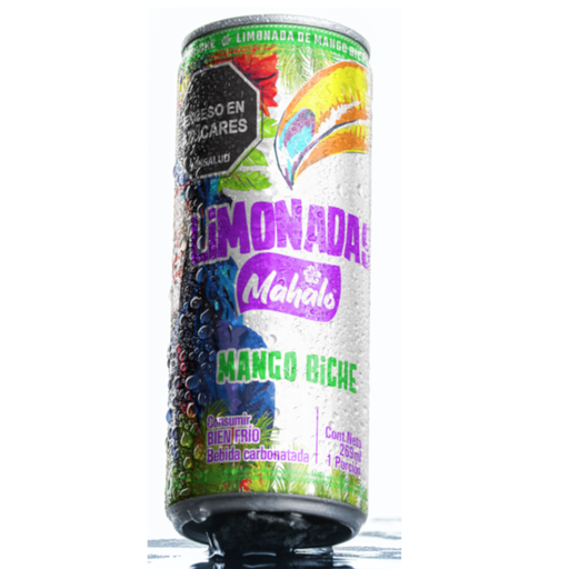 [056650] Bebida Carbonatada Limonada Mango Biche Mahalo Lata 265Ml