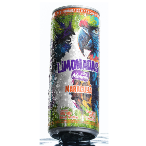 [056651] Bebida Carbonatada Limonada Maracuyá Mahalo Lata 265Ml