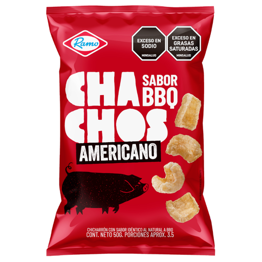 [056658] Chicharrón Cachos BBQ Americano Ramo 50Gr
