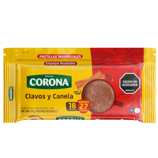 [056661] Chocolate Corona Clavos Y Canela 450Gr
