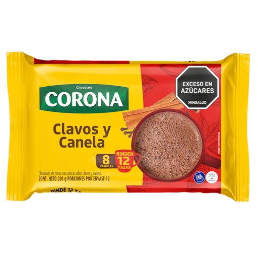 [056662] Chocolate Corona Clavos Y Canela 200Gr