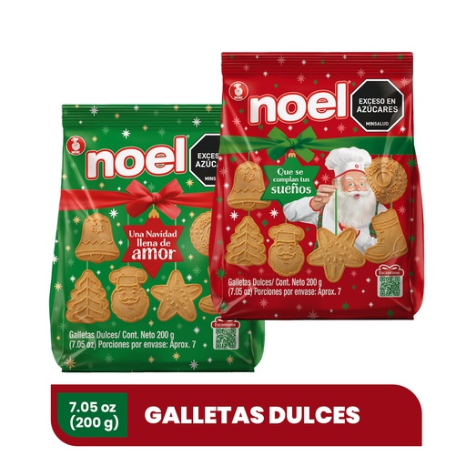[056679] Galletas Dulces Noel Navidad 200Gr