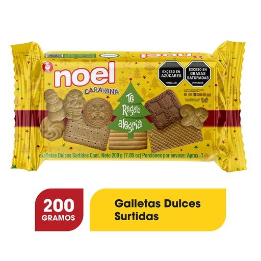 [056681] Galletas Noel Navidad Caravana 200Gr
