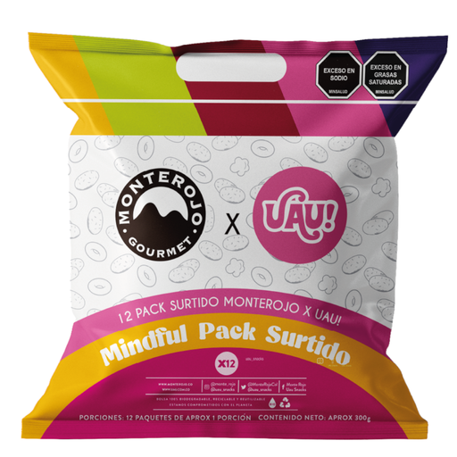 [056701] Surtido Mindful Uau Monterojo Gourmet  12 Unidades 300Gr