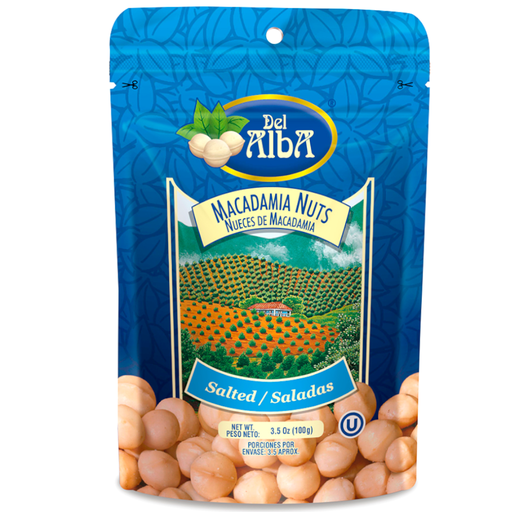 [056718] Nueces De Macadamia Saladas Del Alba 100Gr