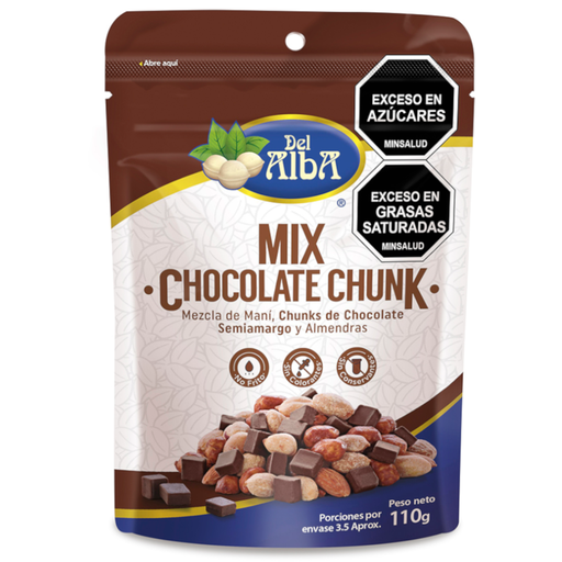 [056721] Mezcla De Frutos Secos Del Alba Con Chocolate Semi Amargo 110Gr