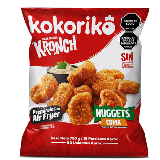 [056724] Nuggets Coma Pollo Kokoriko Apanados 750Gr