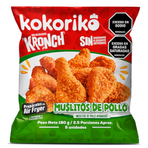 [056725] Muslitos De Pollo Kokoriko Apanados 5 Unidades 180Gr