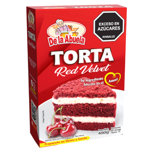 [056756] Mezcla Torta Red Velvet De La Abuela  450Gr