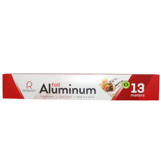 [056736] Papel Aluminio Realpack En Caja 13M
