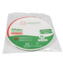 Plato De Papel Blanco Realpack 25cm 20 Unidades