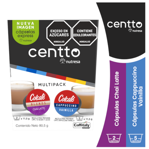 [056781] Café Colcafé Multipack Centto Capsulas 7 Unidades 80.5Gr