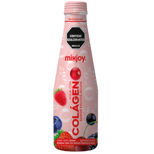[056784] Agua Con Colágeno Mixjoy Sabor Frutos Rojos 300Ml