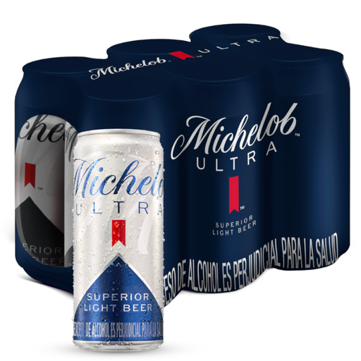 [056786] Cerveza  Michelob Ultra Lata 6 Unidades 269Ml