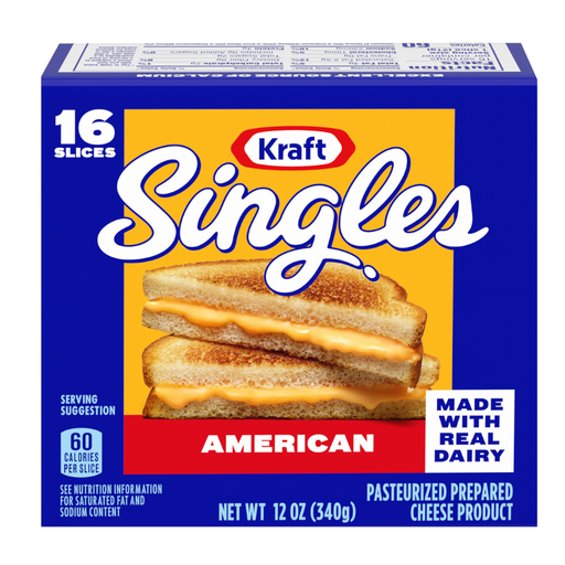 [056798] Queso Tajado Americano Singles Kraft 340Gr