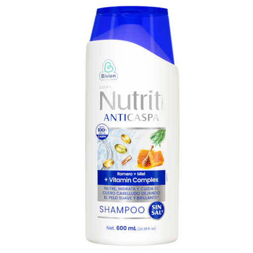 [056803] Shampoo Nutrit Anticaspa Sin Sal 600Ml