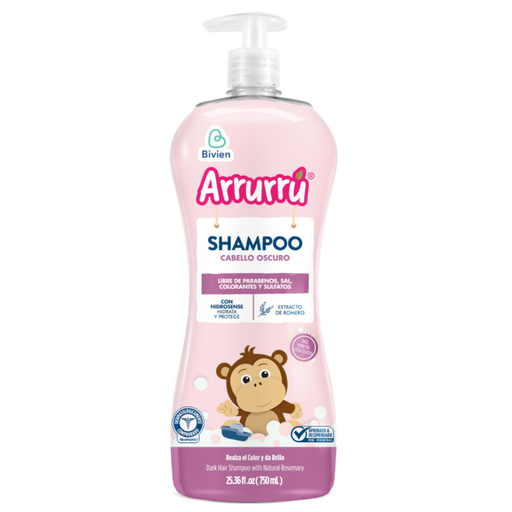 [056804] Shampoo Arrurrú Cabello Oscuro 750Ml