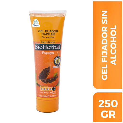 [056808] Gel Fijador Capilar BioHerbal De Papaya 250Gr