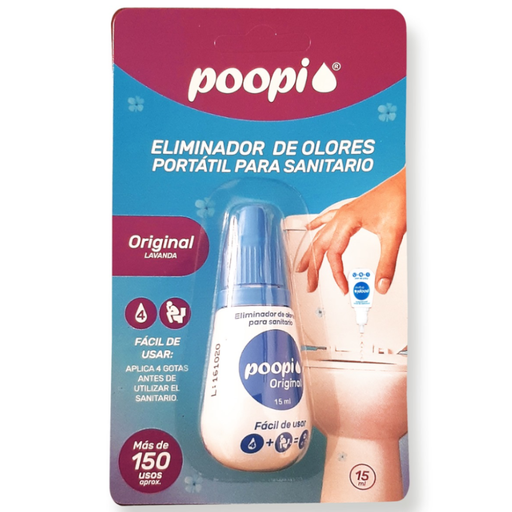 [056838] Eliminador De Olor Gotas Poopi Original Lavanda 15Ml