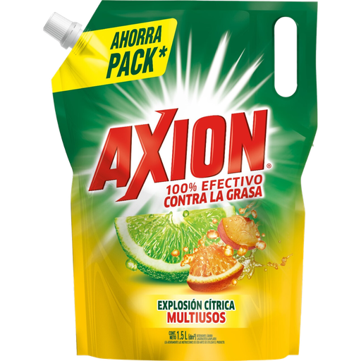 [056841] Lavaplatos Líquido Axion Explosión Cítrica Doypak 1.5L