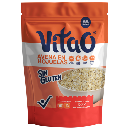 [056852] Avena En Hojuelas Vitao Sin Gluten 1000Gr