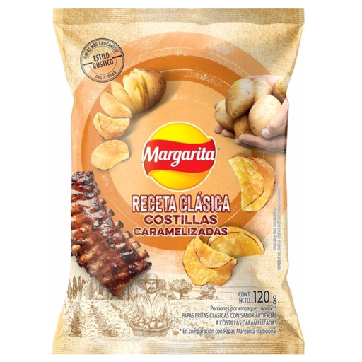 [056868] Papas  Margarita Receta Clásica Costillas Caramelizadas 120Gr
