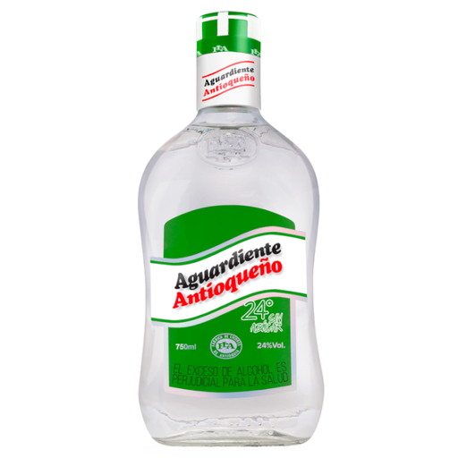 [056872] Aguardiente Antioqueño Sin Azúcar Verde Botella 750Ml