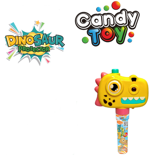 [056886] Dino Projector Dulces Blando Candy Toy